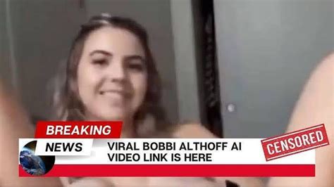 bobbi althoff leaks full video|Bobbi Althoff Leaked Video